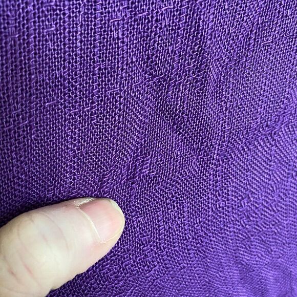 Vintage 80s 90s Maggie McNaughton Linen Jacket Blazer Double Breasted Size 20W - Picture 4 of 4